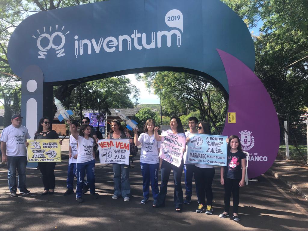 Alunos do NRE de Laranjeiras do Sul participaram da Inventum, em Pato Branco