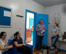 Escolas Municipais recebem visita do Chefe do NRE