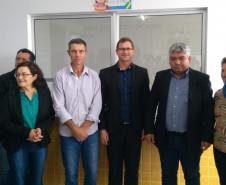 Com a participação da Chefia do NRE, o Município de Cantagalo inaugura mais uma obra na área da Educação