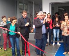 Com a participação da Chefia do NRE, o Município de Cantagalo inaugura mais uma obra na área da Educação