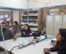 Grupo de profissionais do Núcleo Regional de Educação de Laranjeiras do Sul participam em Curitiba de Oficinas de Aprendizagem Criativa