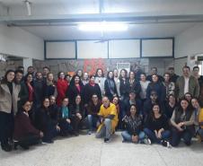 Grupo de profissionais do Núcleo Regional de Educação de Laranjeiras do Sul participam em Curitiba de Oficinas de Aprendizagem Criativa
