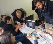 Professores do NRE de Laranjeiras do Sul realizam curso de Arduíno/Robótica em parceria com a UNICENTRO