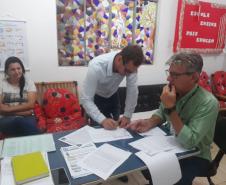 Ata de Partida de Obra é realizada no Colégio Álvaro Natel de Camargo