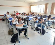 Alunos do Nre de Laranjeiras do Sul realizam nesta terça-feira a Prova Paraná