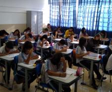 Alunos do Nre de Laranjeiras do Sul realizam nesta terça-feira a Prova Paraná