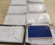 Escolas do NRE de Laranjeiras do Sul realizam mais uma entrega de kits de merenda e materiais impressos