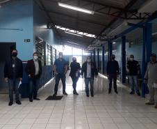 Obras continuam acontecendo no NRE de Laranjeiras do Sul
