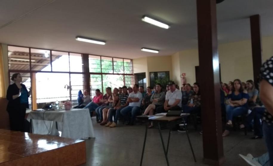 Trabalho de Prevenção sendo realizado pelo Núcleo de Educação de Laranjeiras do Sul