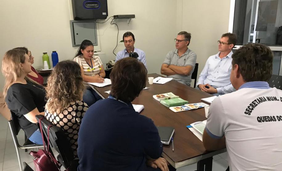 Chefe do Núcleo de Educação participa de Reunião com a Secretaria de Estado da Agricultura e Abastecimento