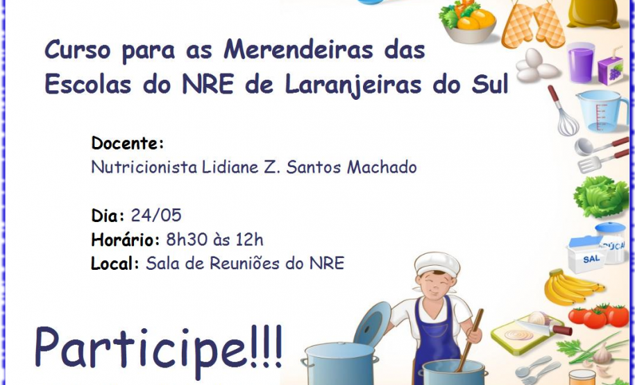 Curso para merendeiras