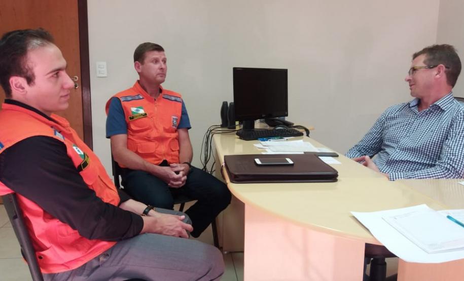 NRE recebe visita do Capitão Murilo e do Sargento Hederson