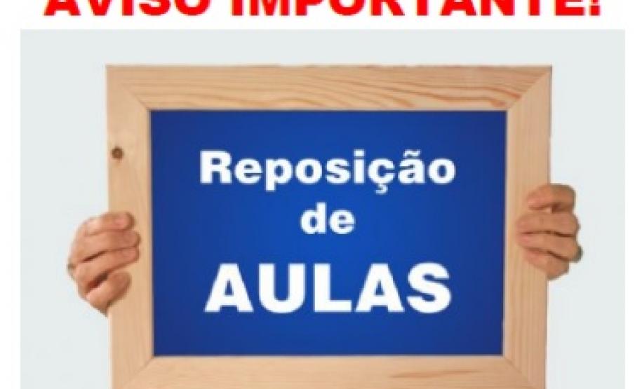 NRE CONFIRMA REPOSIÇÃO DE AULAS NRE CONFIRMA REPOSIÇÃO DE AULAS