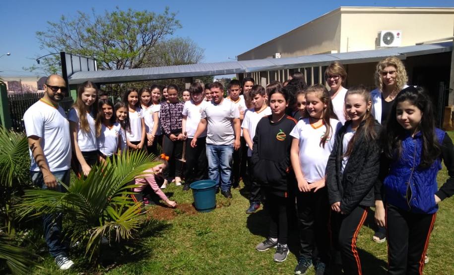 Em comemoração ao dia da árvore, Escolas do Paraná realizam o plantio de mudas nativas