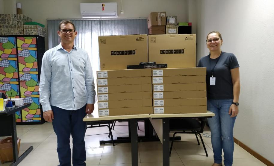 Escolas do NRE de Laranjeiras do Sul receberão equipamentos que trarão benefícios na rede de internet