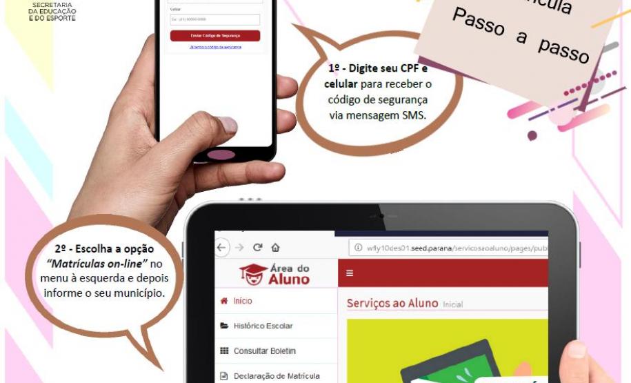 Período de Matrículas da Rede Estadual inicia a partir de semana que vem