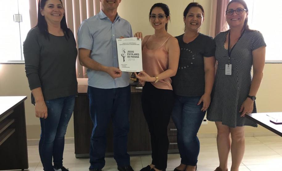 JEP’S 2020 – Jogos Escolares do Paraná – Fase Regional
Marquinho assina termo de compromisso como município sede