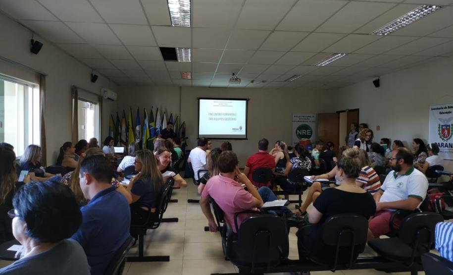 Encontros Formativos no NRE de Laranjeiras do Sul Encontros Formativos no NRE de Laranjeiras do Sul