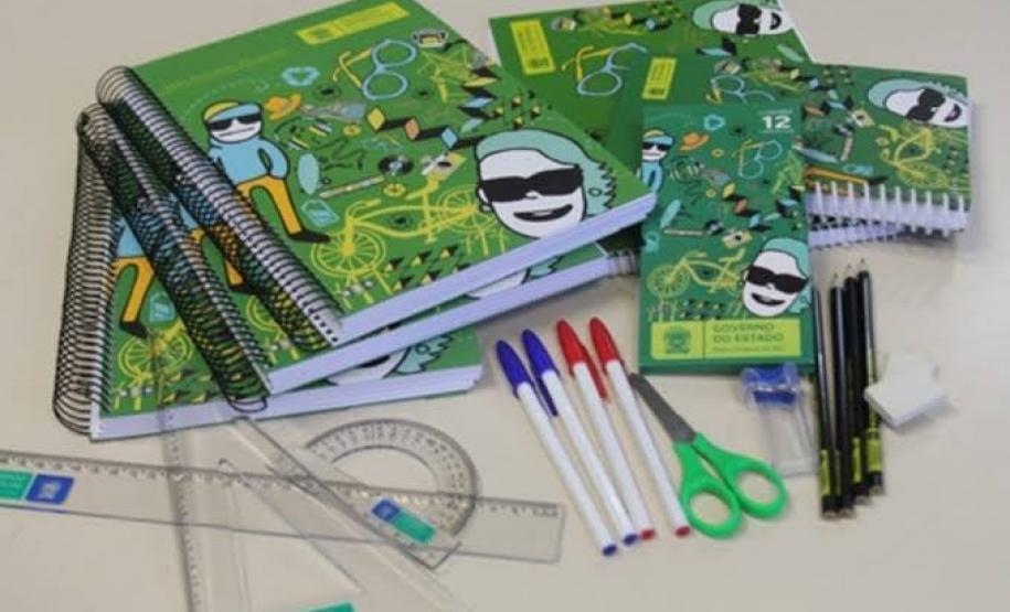 Escolas do NRE de Laranjeiras do Sul receberão Kits de Material Escolar Escolas do NRE de Laranjeiras do Sul receberão Kits de Material Escolar