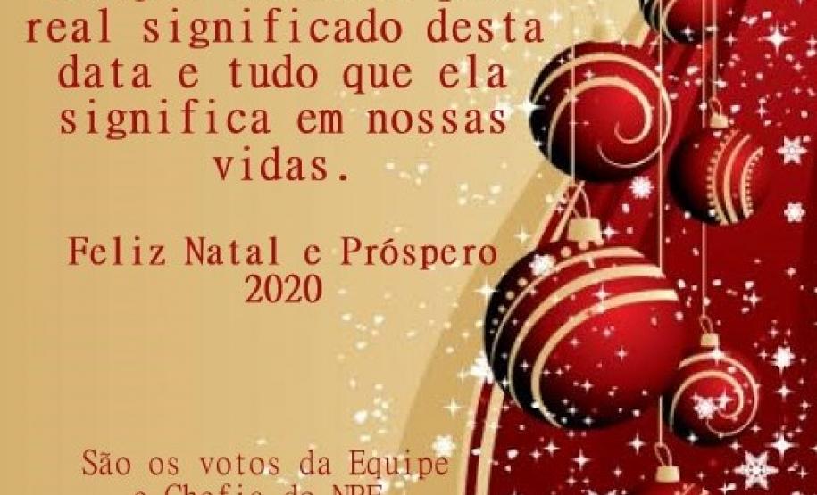 FELIZ NATAL E PRÓSPERO ANO NOVO