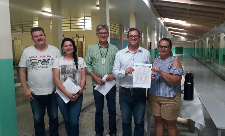 Ata de Partida de Obra é realizada no Colégio Álvaro Natel de Camargo