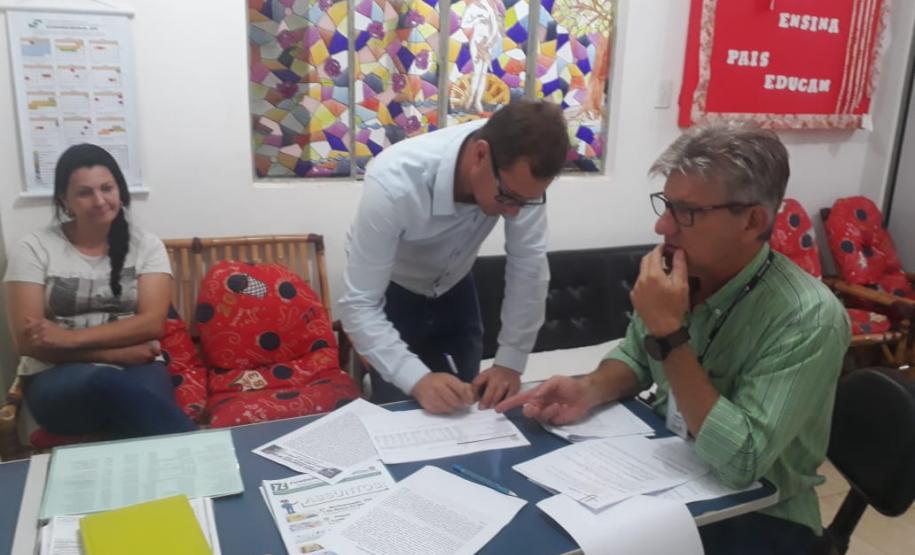 Ata de Partida de Obra é realizada no Colégio Álvaro Natel de Camargo