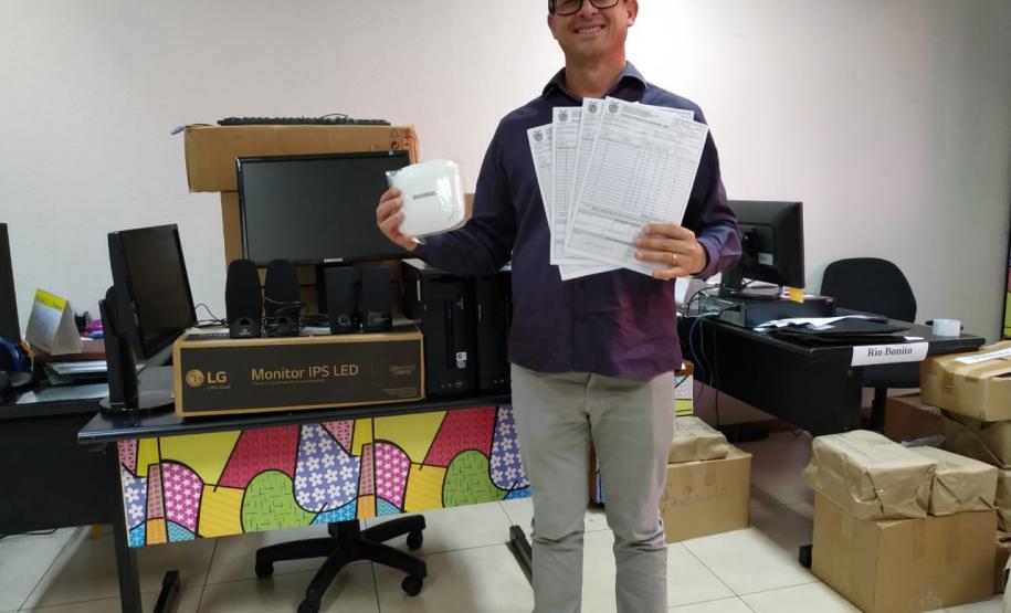 NRE de Laranjeiras do Sul é contemplado com equipamentos tecnológicos