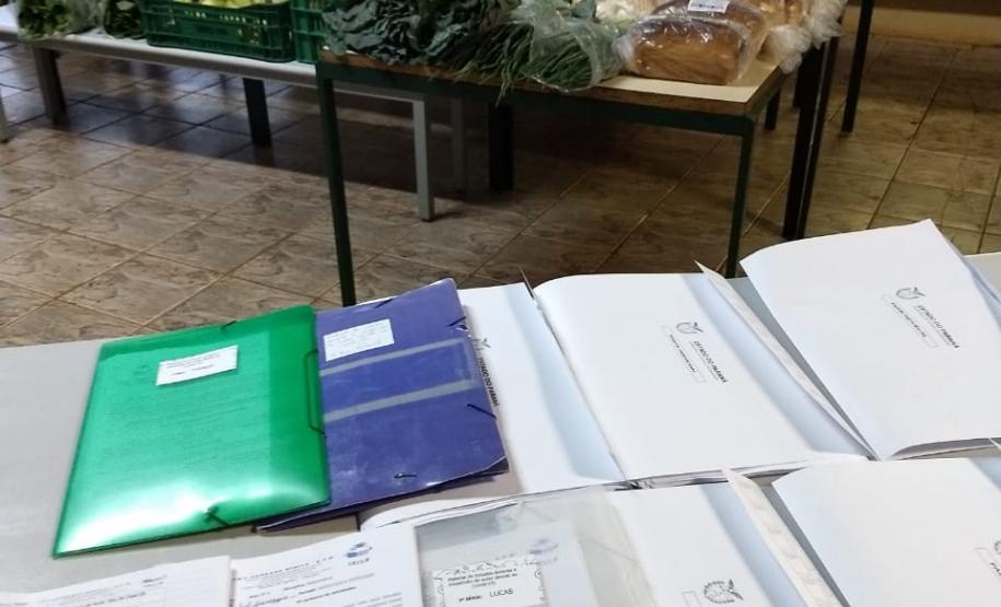 Escolas do NRE de Laranjeiras do Sul realizam mais uma entrega de kits de merenda e materiais impressos