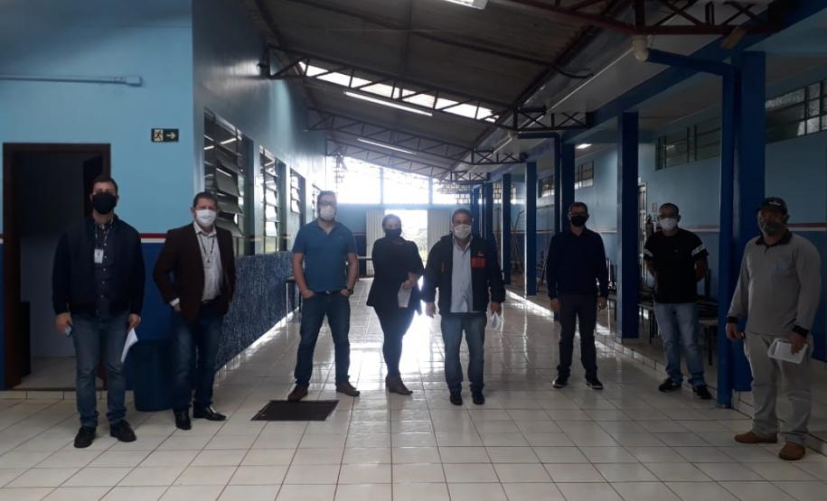 Obras continuam acontecendo no NRE de Laranjeiras do Sul